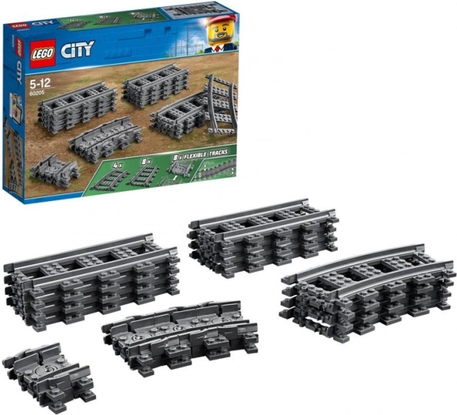 LEGO City șine – set de extindere a traseului