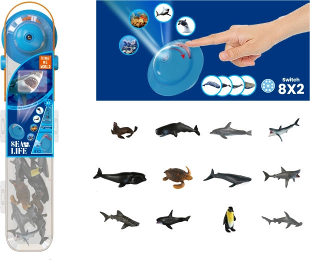 PLEJO animale marine cu proiector