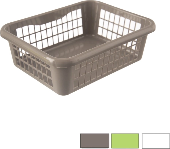 Coș de depozitare din plastic 20 × 15,5 × 6,5 cm, mix