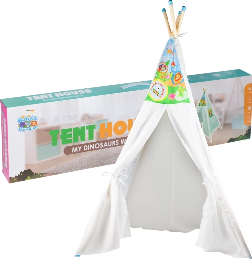 Cort teepee pentru copii cu elefănțel