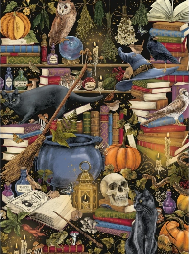 Puzzle GIBSONS The Art File: vrăjitorie 1000 piese