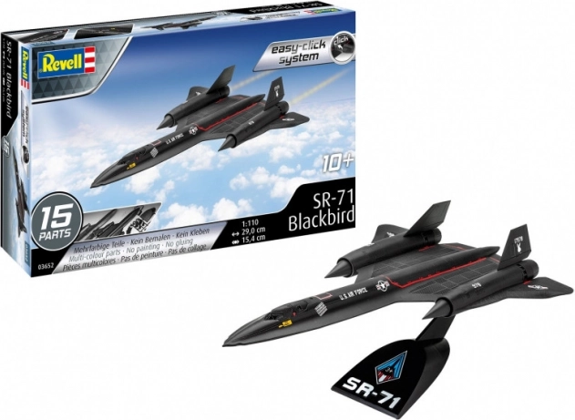 Model din plastic SR-71 Blackbird Easy-Click 1:110