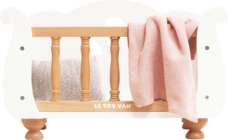 Pătuț din lemn pentru păpuși Le Toy Van
