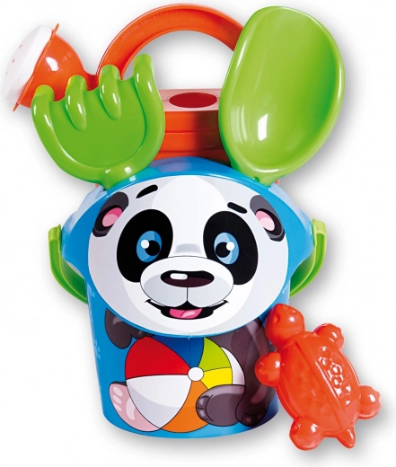 ANDRONI set pentru nisip cu motiv panda, cu stropitoare, mic - 6 piese