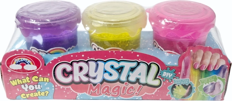 Slime – set de 3 recipiente colorate