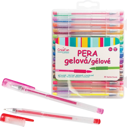 CreaFun pixuri gel – set 30 de culori