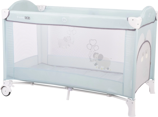 Pătuț de călătorie FreeOn Balloon, culoare mentă