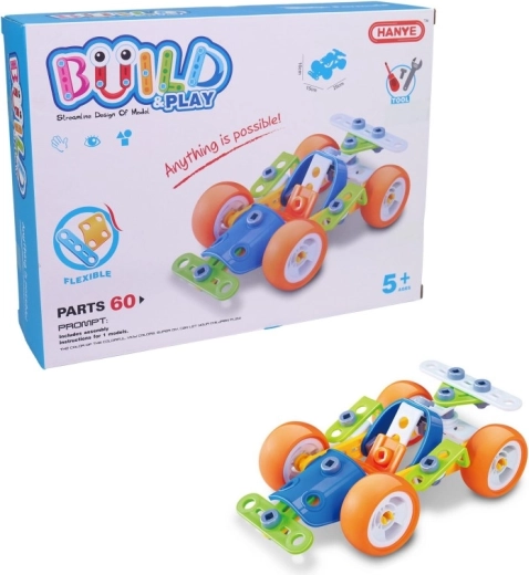 Micul Mecanic Junior – set de construcție cu formulă, 60 de piese