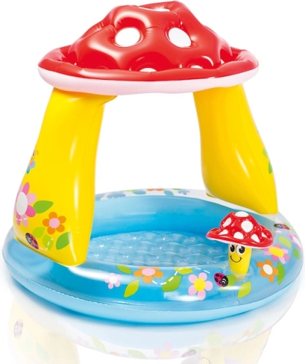 Piscină gonflabilă pentru copii cu acoperiș „Muşcărică”