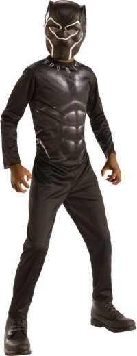 Costum Black Panther pentru copii (7–10 ani)