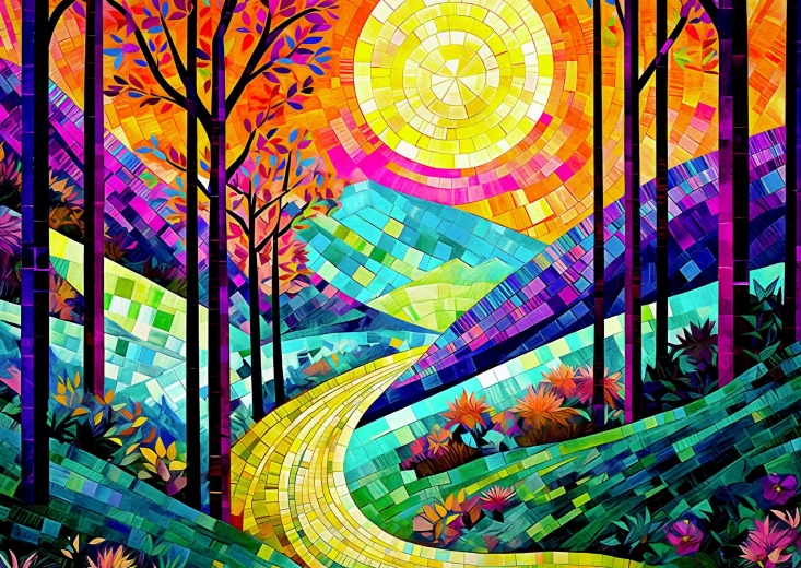 Puzzle Enjoy Călătorie în tărâmul viselor 1000 piese