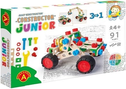 Alexandra mic constructor Junior 3în1 vehicule de teren