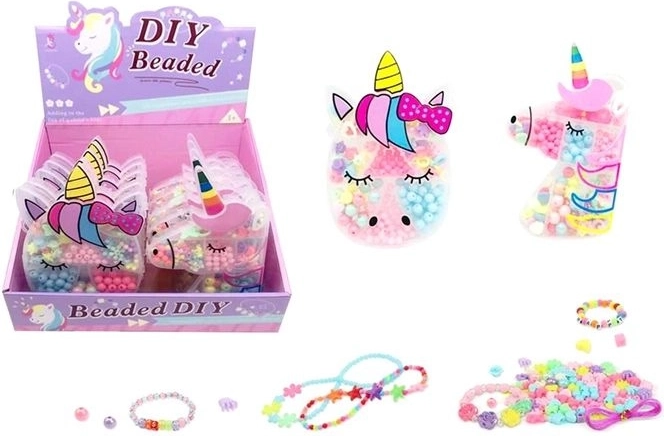 Mărgele Unicorn – set pentru realizarea bijuteriilor în cutie unicorn