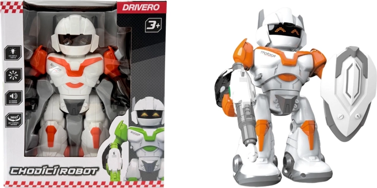 Robot mergător DRIVERO portocaliu
