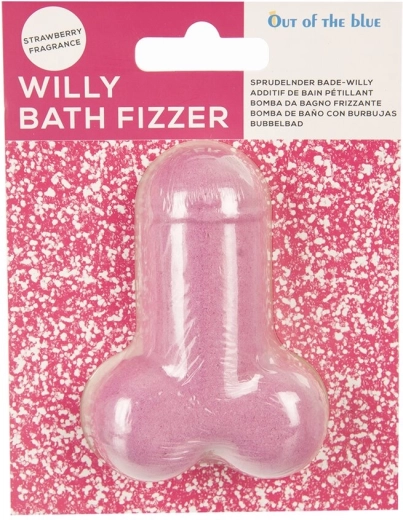 Willy bombă efervescentă de baie cu aromă de căpșuni
