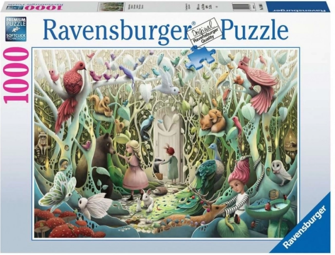 Puzzle Ravensburger Grădina misterioasă 1000 de piese