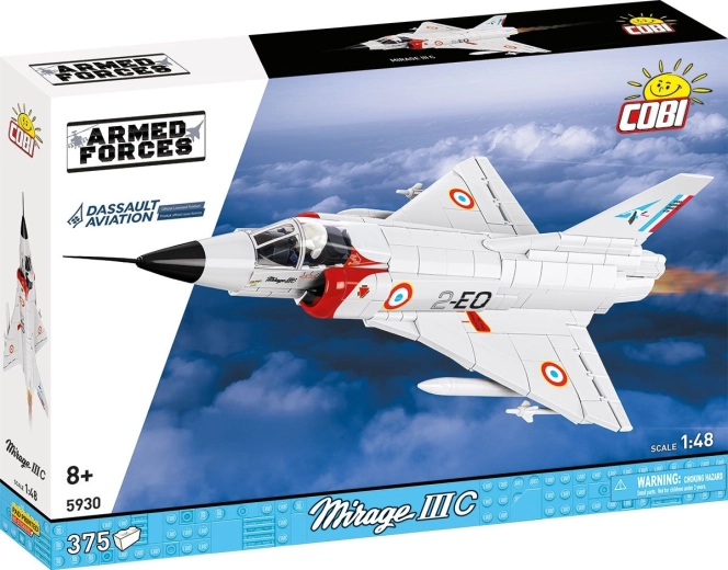 Cobi Armed Forces Mirage IIIC set de construcție avion 1:48 (375 piese)
