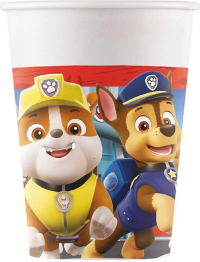 Pahare de hârtie PAW PATROL 200 ml, 8 buc