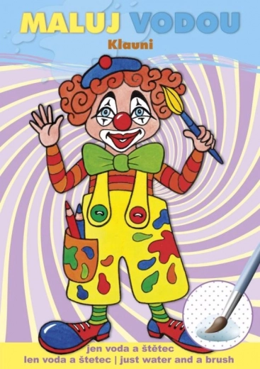 Pictură cu apă A5 - Clovni