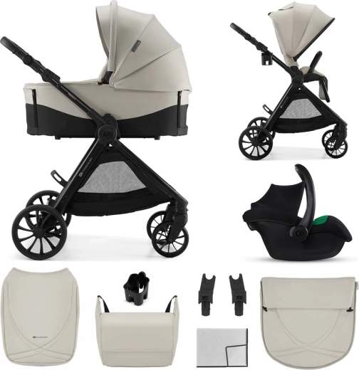 Cărucior combinat Kinderkraft Vesto 2 3în1 bej