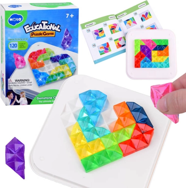 Puzzle cu diamant colorat