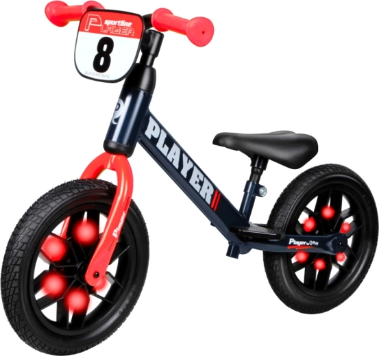 Bicicletă de echilibru Qplay Player roșie