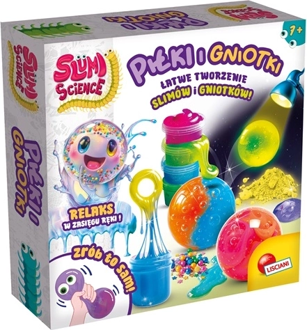 Lisciani Slumi set creativ pentru mingi cu slime și jucării antistres de strâns