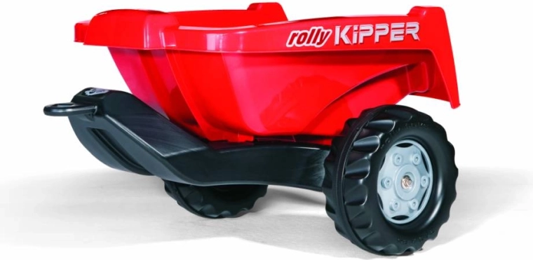 Remorcă basculantă roșie pentru tractor Kipper