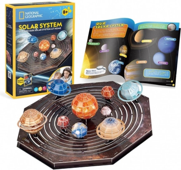 Puzzle 3D NATIONAL GEOGRAPHIC Sistemul Solar – 173 piese