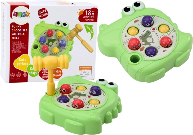 Joc de îndemânare cu crocodil și ciocănel