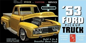 Model auto din plastic 1953 Ford Pickup AMT