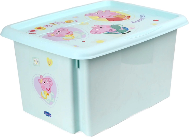 Cutie de depozitare cu capac Peppa Pig 15 l