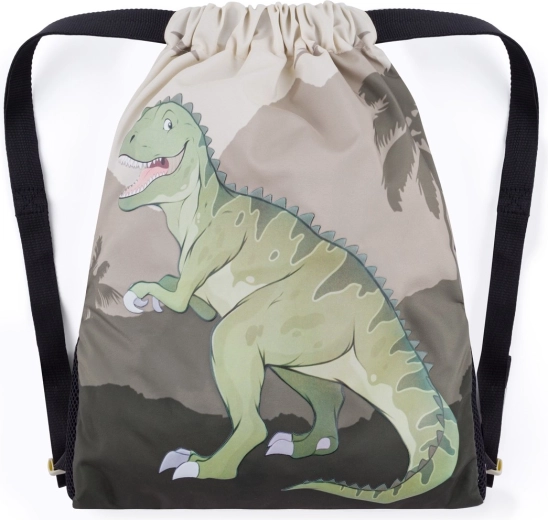 Bagmaster săculeț școlar pentru gustare și sport lumi dinozaur
