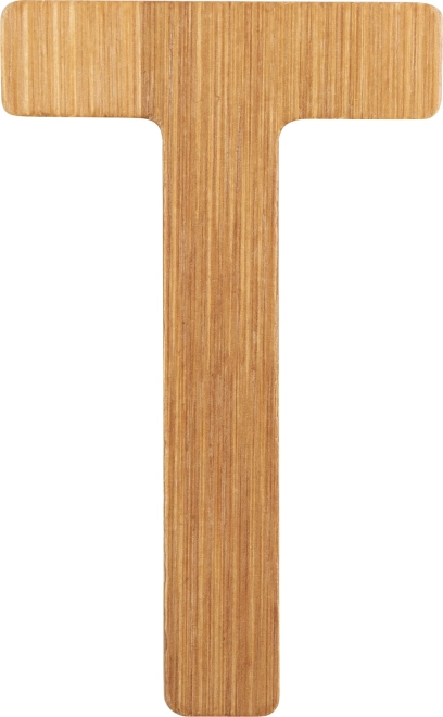 Small foot literă T din bambus
