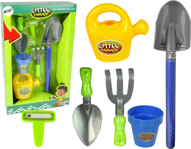 Set de grădinărit pentru copii cu găleată, lopată și stropitoare
