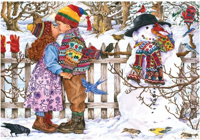 Puzzle Primul Sărut 500 piese ANATOLIAN