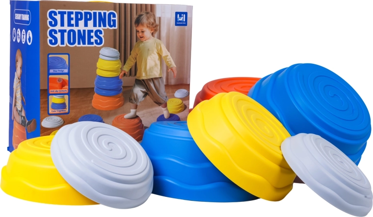 Set de platforme senzoriale colorate pentru copii