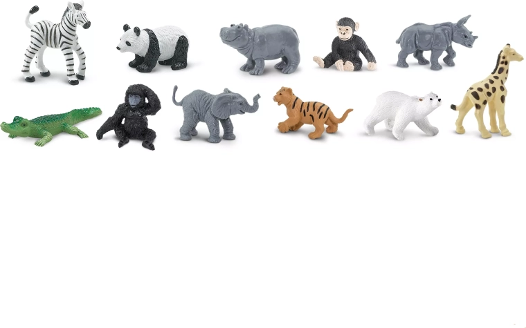 Safari Ltd. pui de la zoo – set de figurine