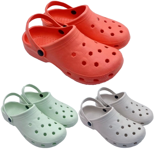 Papuci de grădină din spumă EVA cu ventilație și curea la călcâi