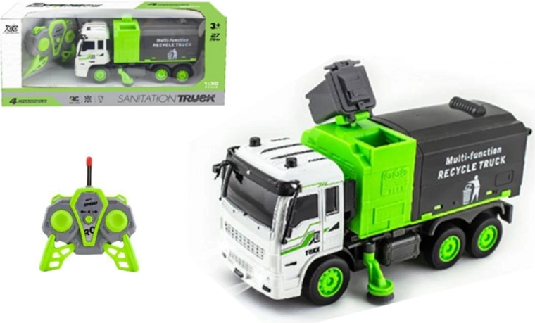 Camion de gunoi RC 2în1 cu telecomandă - 1 bucată