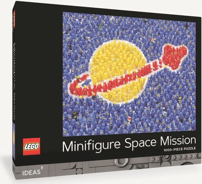 Puzzle LEGO Minifigurină – misiune spațială, 1000 de piese, de la Chronicle Books