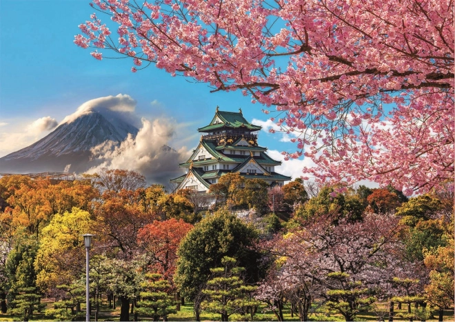 Educa Puzzle Castelul din Osaka, Japonia 2000 piese
