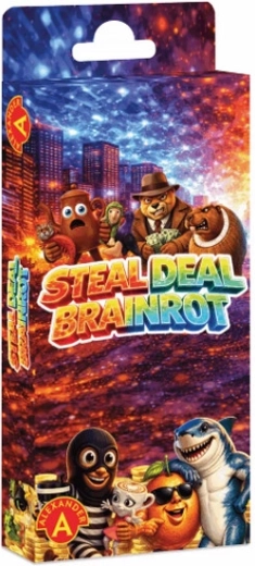 Steal Deal Brainrot joc de cărți de familie, de buzunar