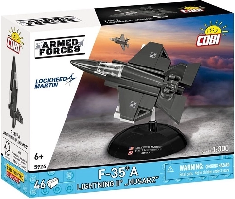 COBI Armed Forces model de avion Lockheed Martin F-35A Lightning II Husarz