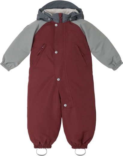 Combinezon de iarnă Leokid Color Block Redwood, măr. 80 (12–18 luni)