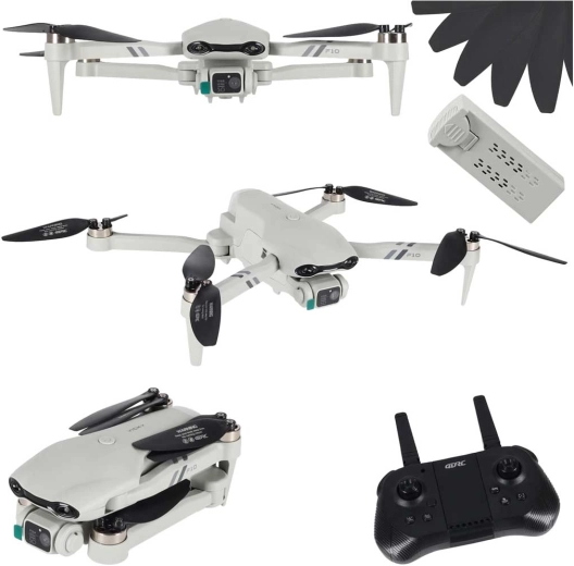 Dron RC pliabil 4DRC cu Wi‑Fi FPV, cameră și motor fără perii