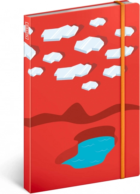 Caiet Ice Surfers cu copertă rigidă