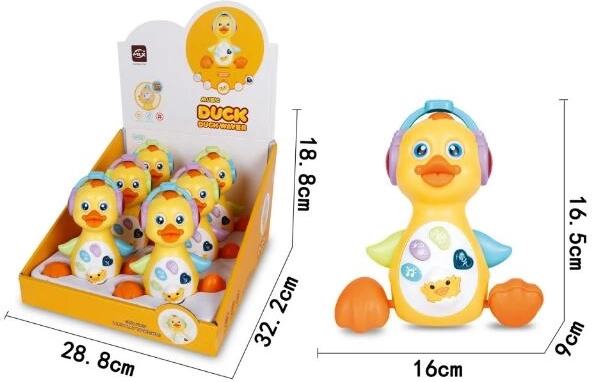 Rățușcă muzicală cu lumină și sunet