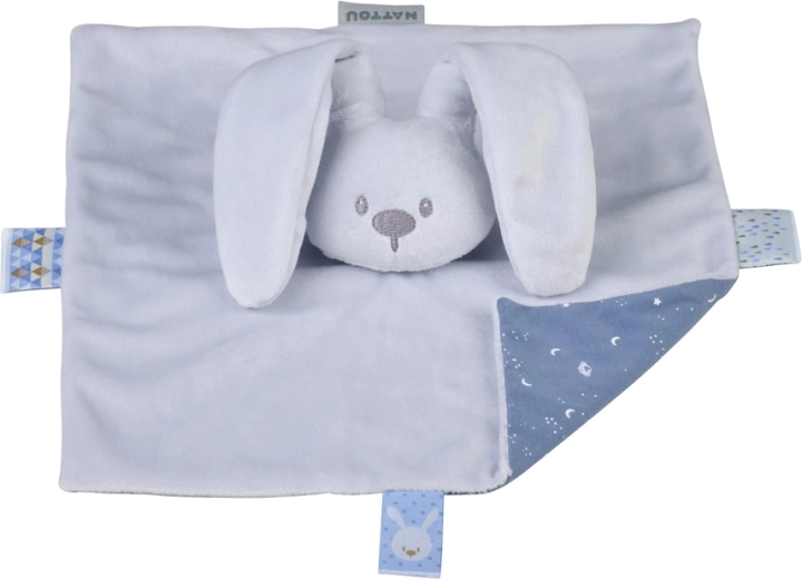 Nattou mini jucărie de alint Lapidou Glow, culoare nisip, 28 cm