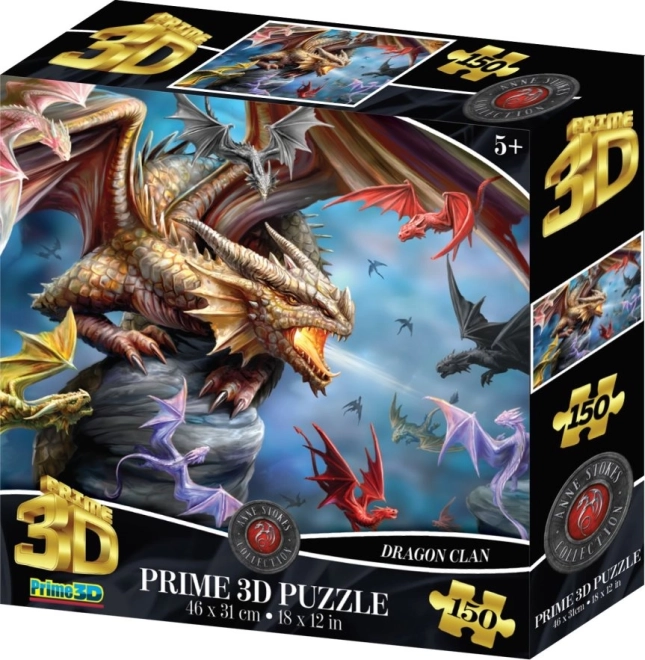 Puzzle 3D clanul dragonilor – 150 de piese